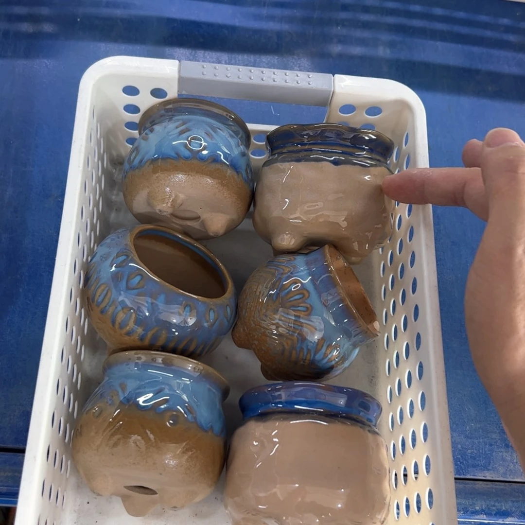 陶瓷多肉小花盆@@2075