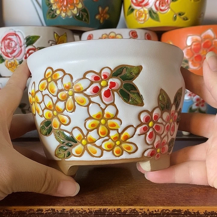 外14内13高10.5左右，纯手工制作，一单包邮