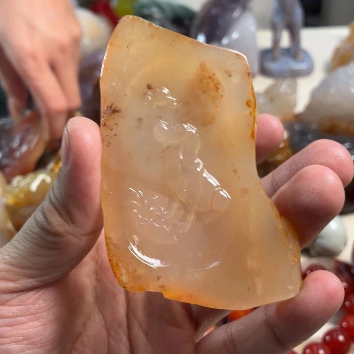 玛瑙/玉髓未镶嵌吊坠(不含链)
