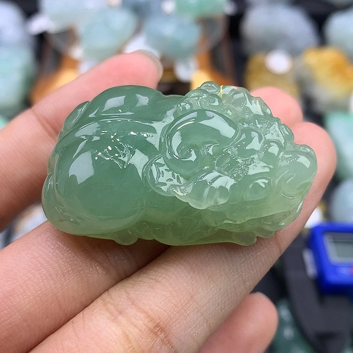 颈饰未镶嵌翡翠天然缅甸翡翠