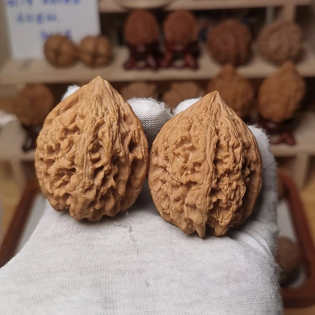 核桃文玩核桃高端小众大沽石42尺