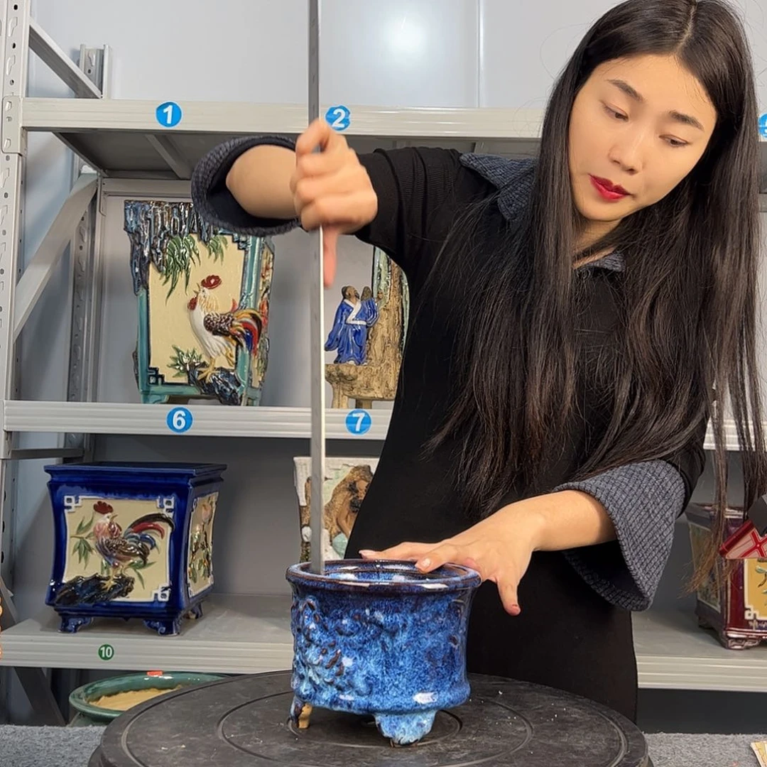 红陶石湾盆石湾盆石湾盆