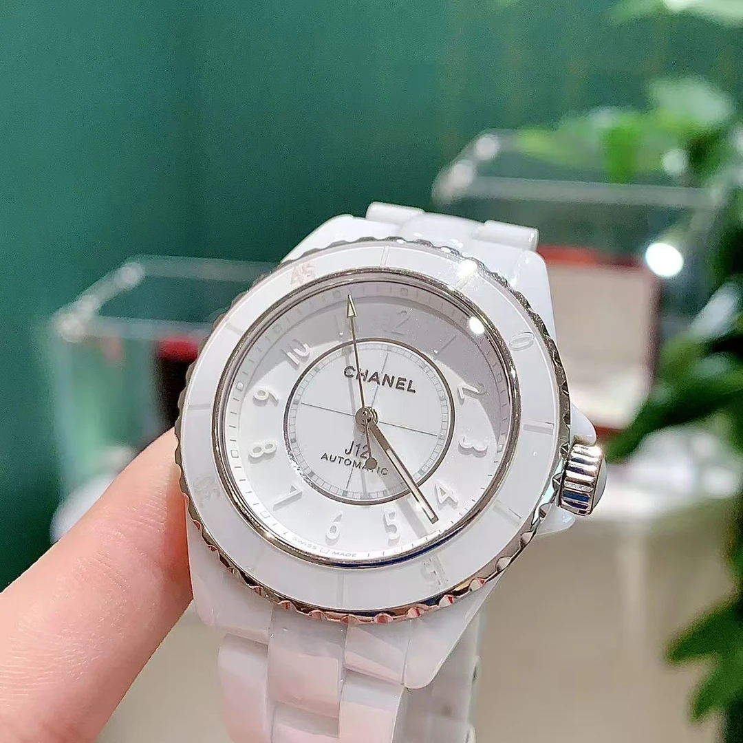 99新 Chanel/香奈儿 白陶瓷j12 38盘自动 21年盒证