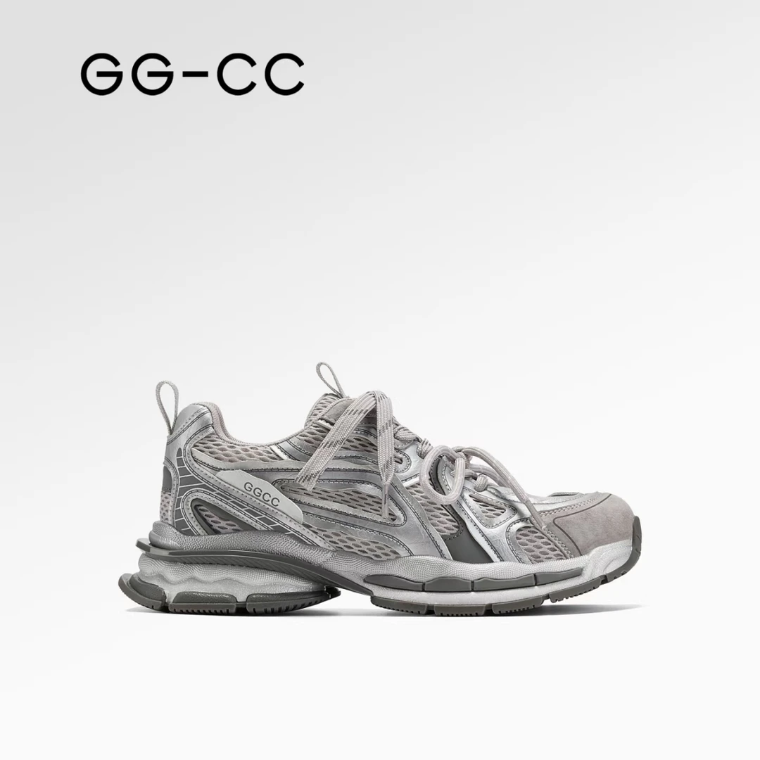 GG-CC【雷电星云】2026年秋季新款潮流时尚厚底老爹鞋女休闲鞋子