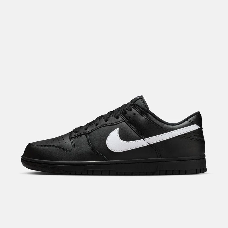 NIKE/耐克男子 DUNK LOW RETRO 黑色时尚潮流运动板鞋IO7606010