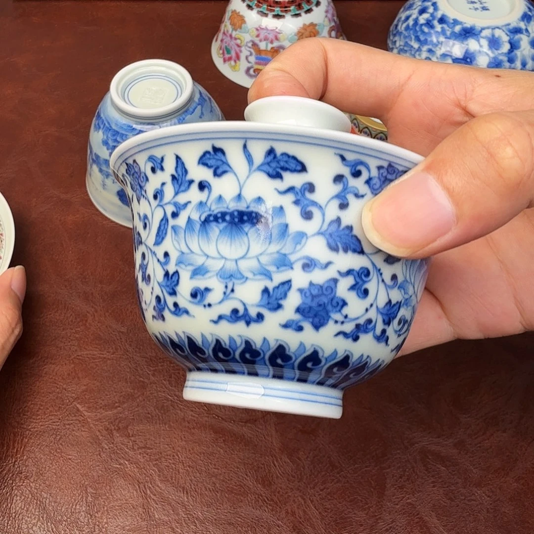 虎***！现代景德镇全手工全手绘茶具