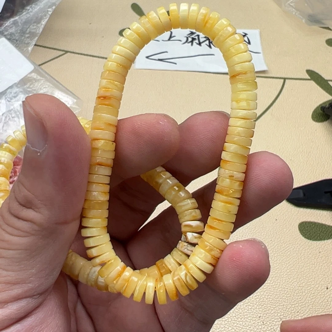 吊坠白玉菩提黄色4388