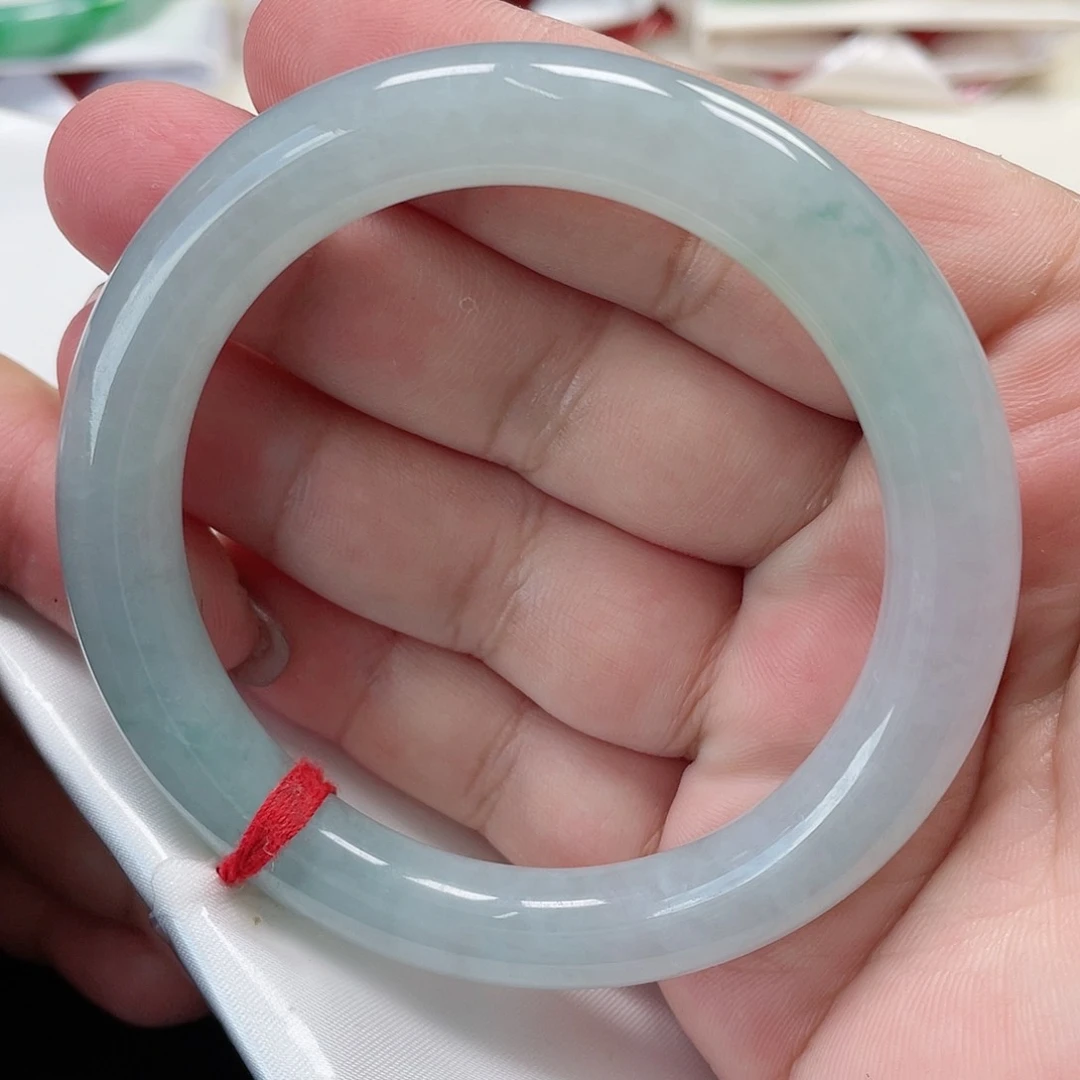 翡翠手镯未镶嵌缅甸翡翠手镯56圈