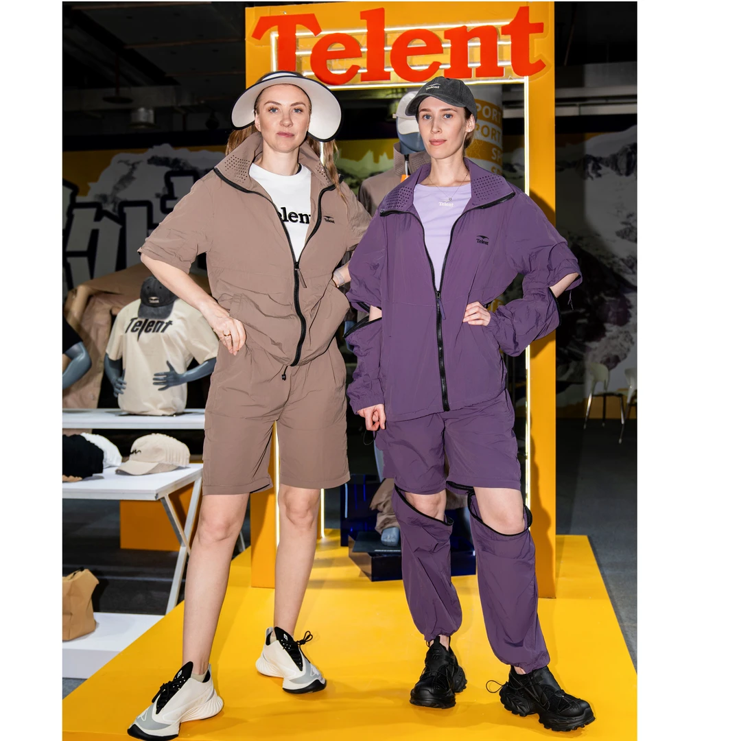 Telent原纱防晒UPF50+可拆卸防晒冰丝套装情侣同款钓鱼户外防晒衣