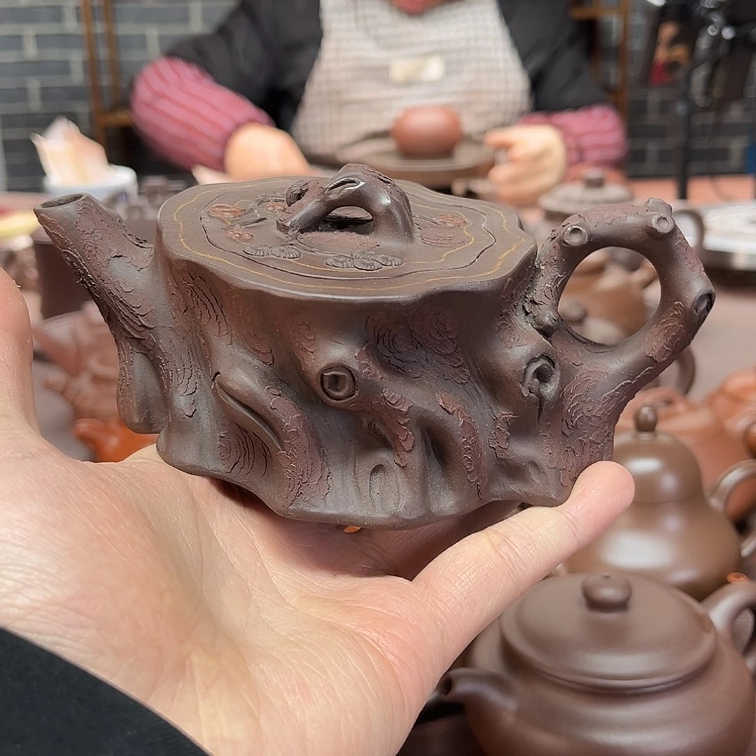 茶壶紫砂一壶一杯紫砂壶手工制作