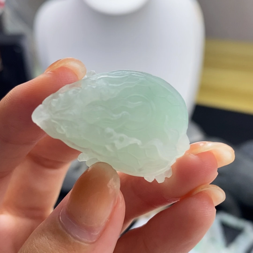 定制翡翠未镶嵌毛货无鉴赏期