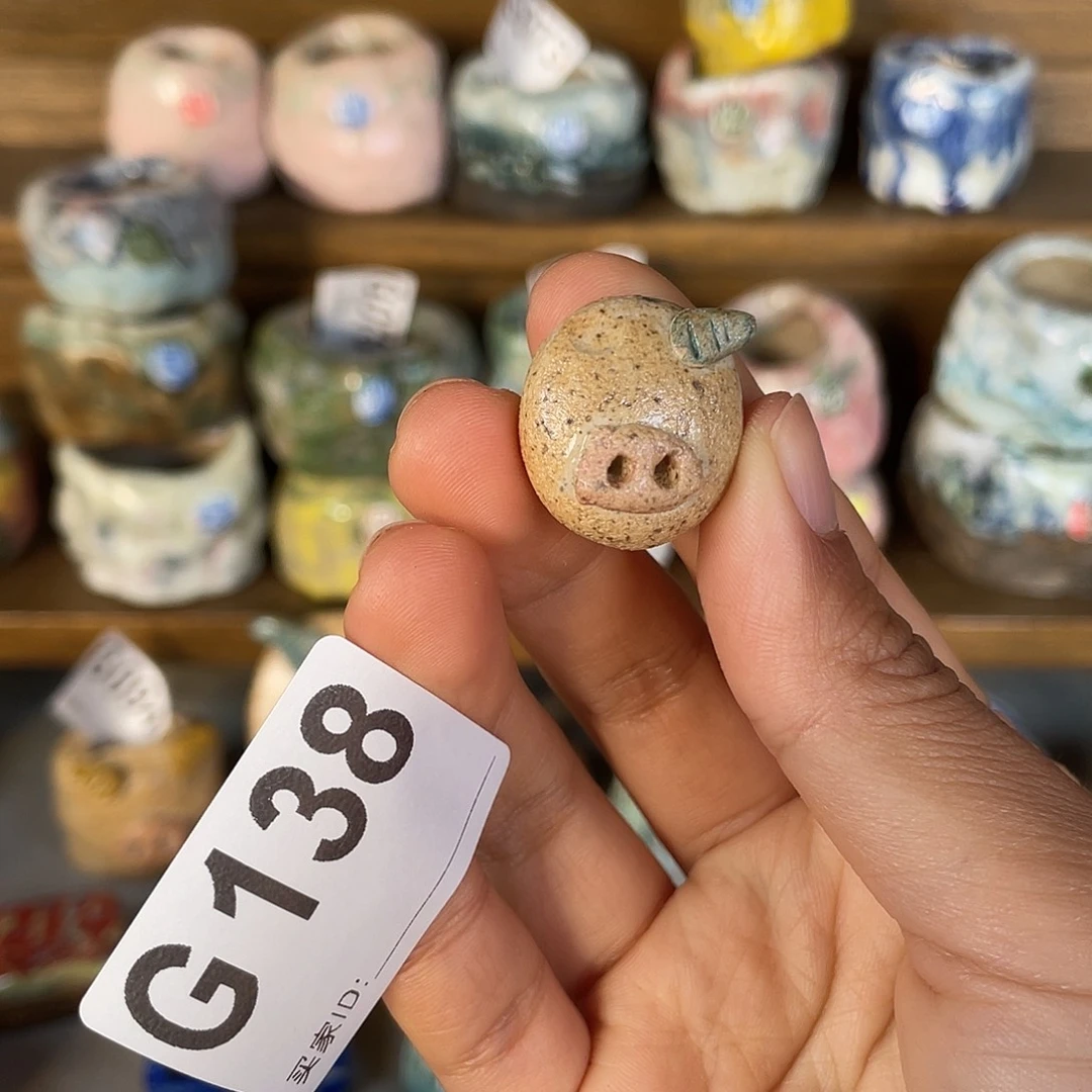 坛子姐花盆 压盆石 次品