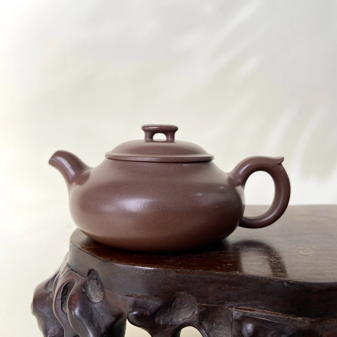 宜兴手工紫砂陶 （实力派2）120cc茶壶GS4221-16