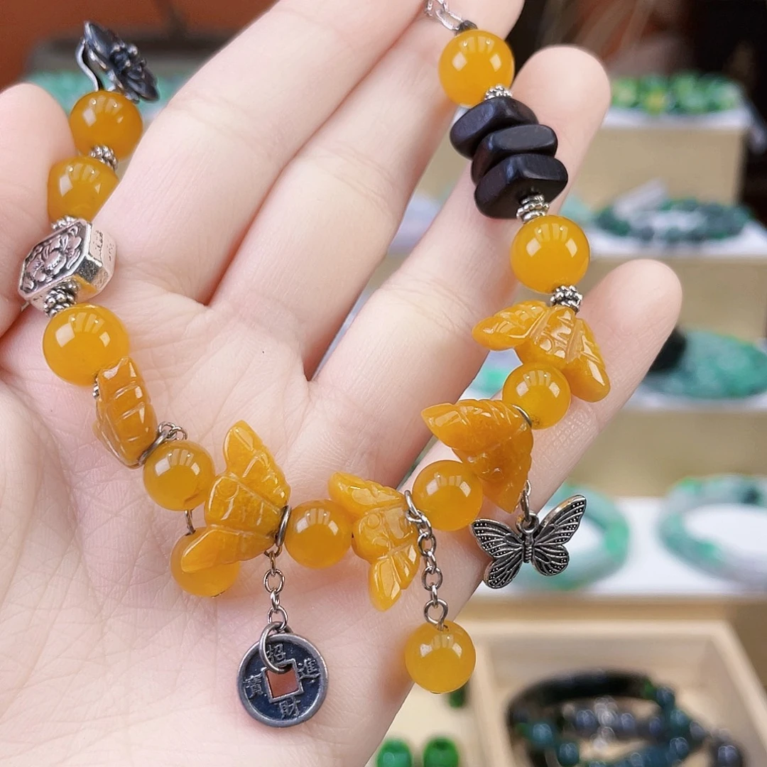 翡翠未镶嵌手链手链