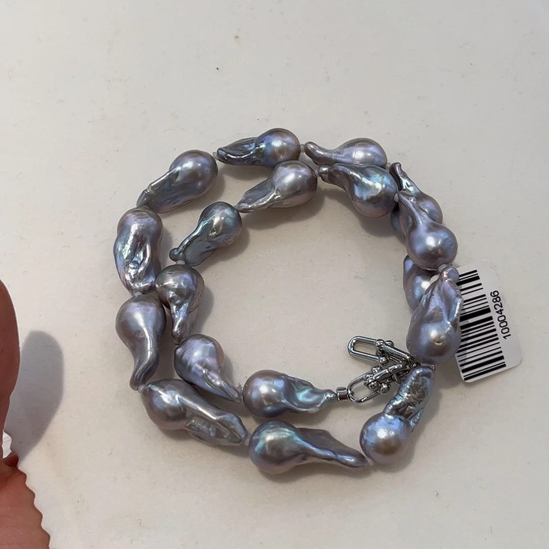 淡水珍珠合金颈饰