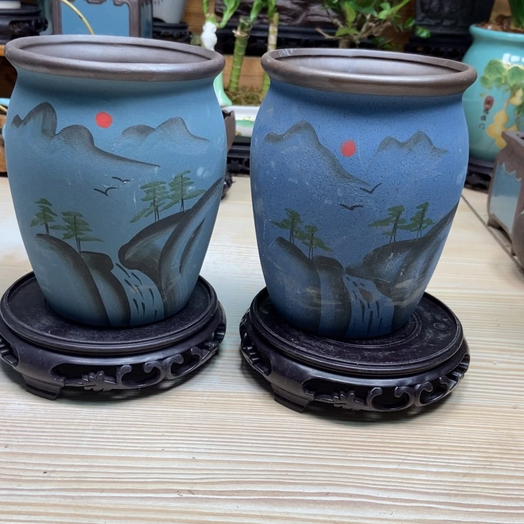 瓷片陶瓷花盆陶瓷艺术