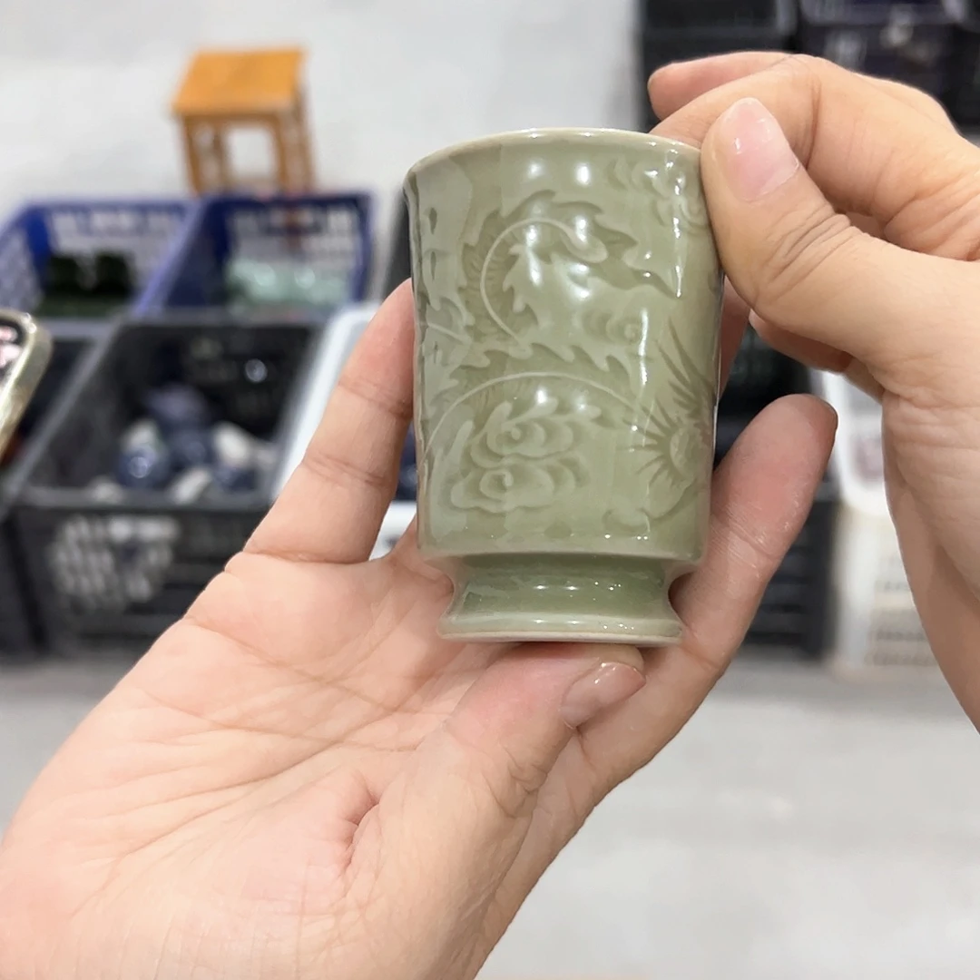 云间青瓷龙泉小米茶器