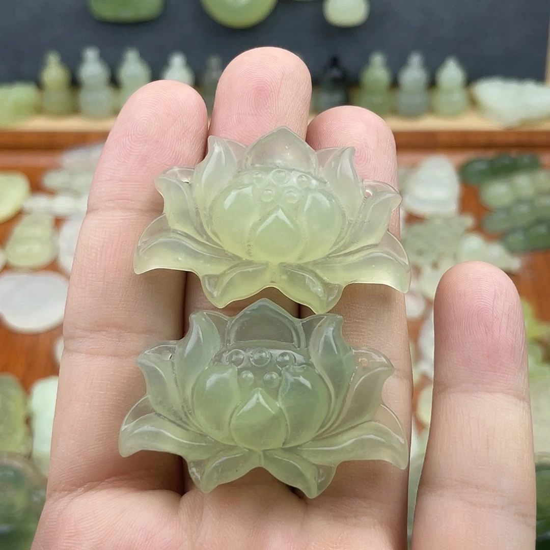 蛇纹石玉合金颈饰