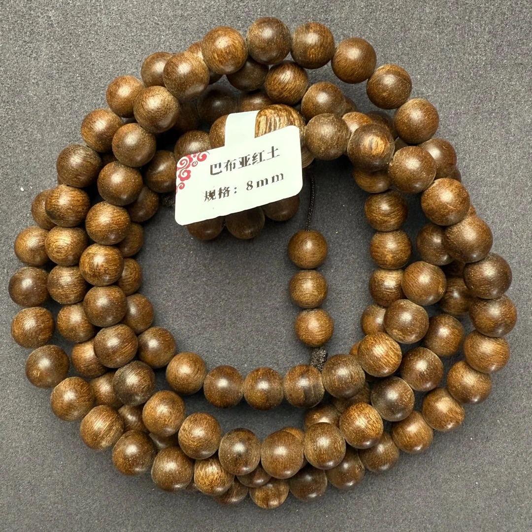 巴布亚红土老料沉香8mm圆珠多圈