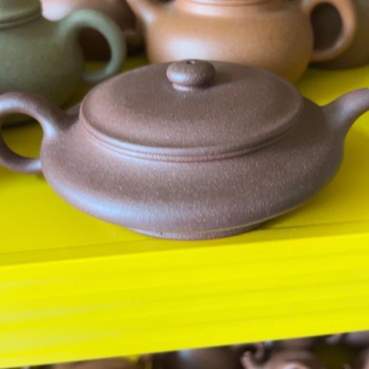 茶壶紫砂扁壶150cc