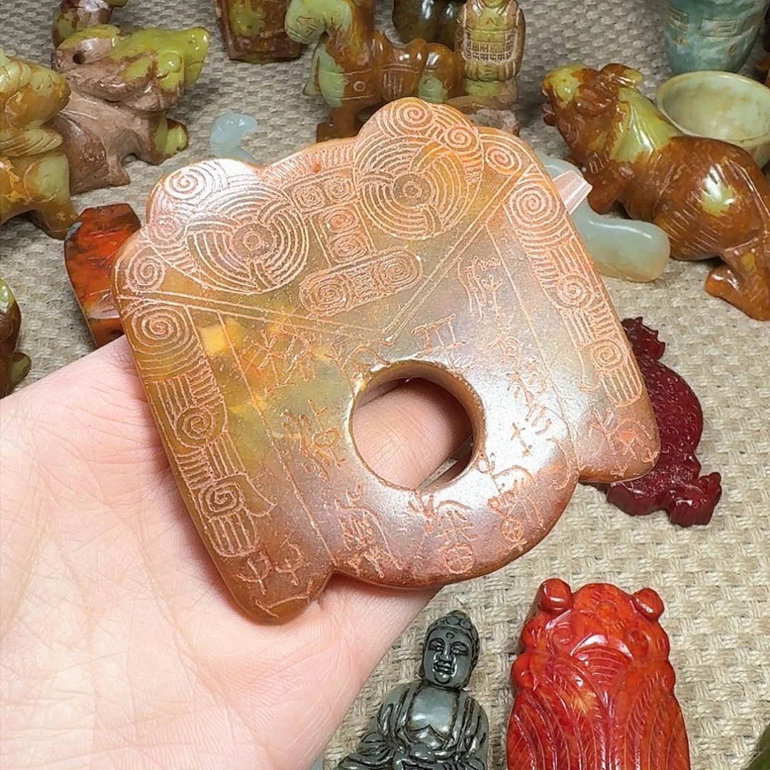 白玉菩提吊坠挂件