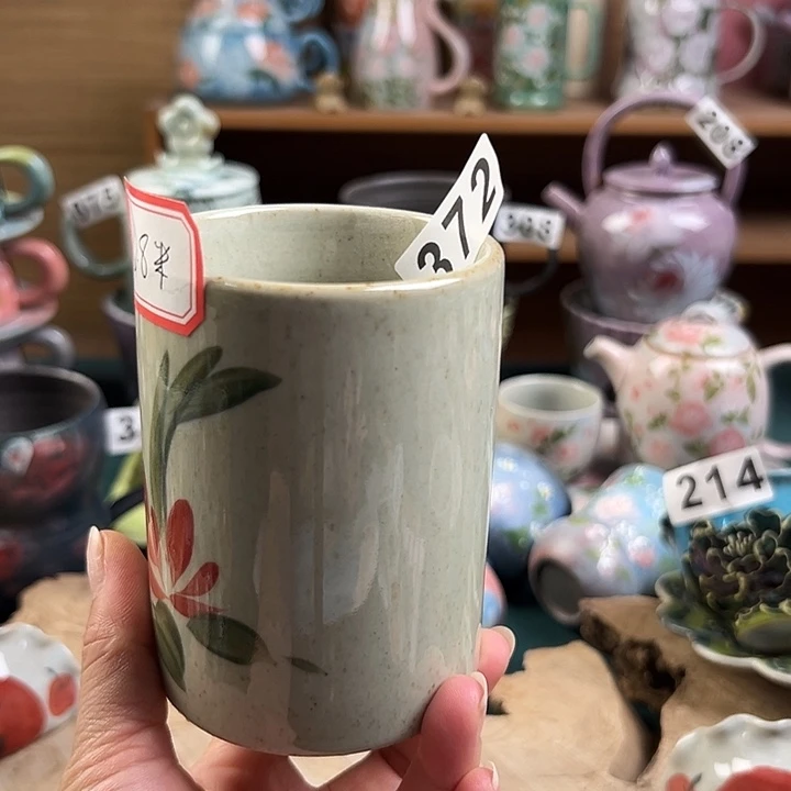 小***美景德镇陶瓷手绘作品372