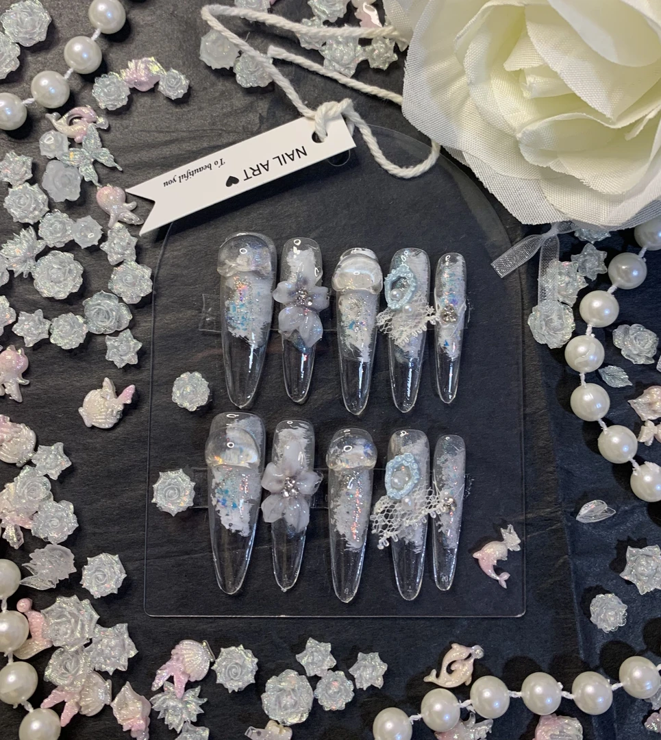 手工穿戴甲【下单备注编码】【两单飞！！】默认微瑕NO退NO换