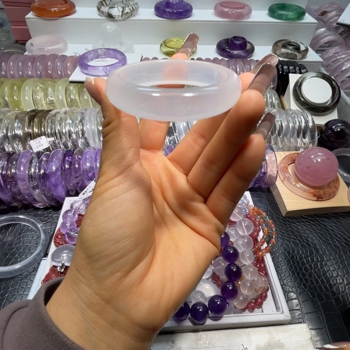 手镯50.6圈口15号福利款未镶嵌水晶