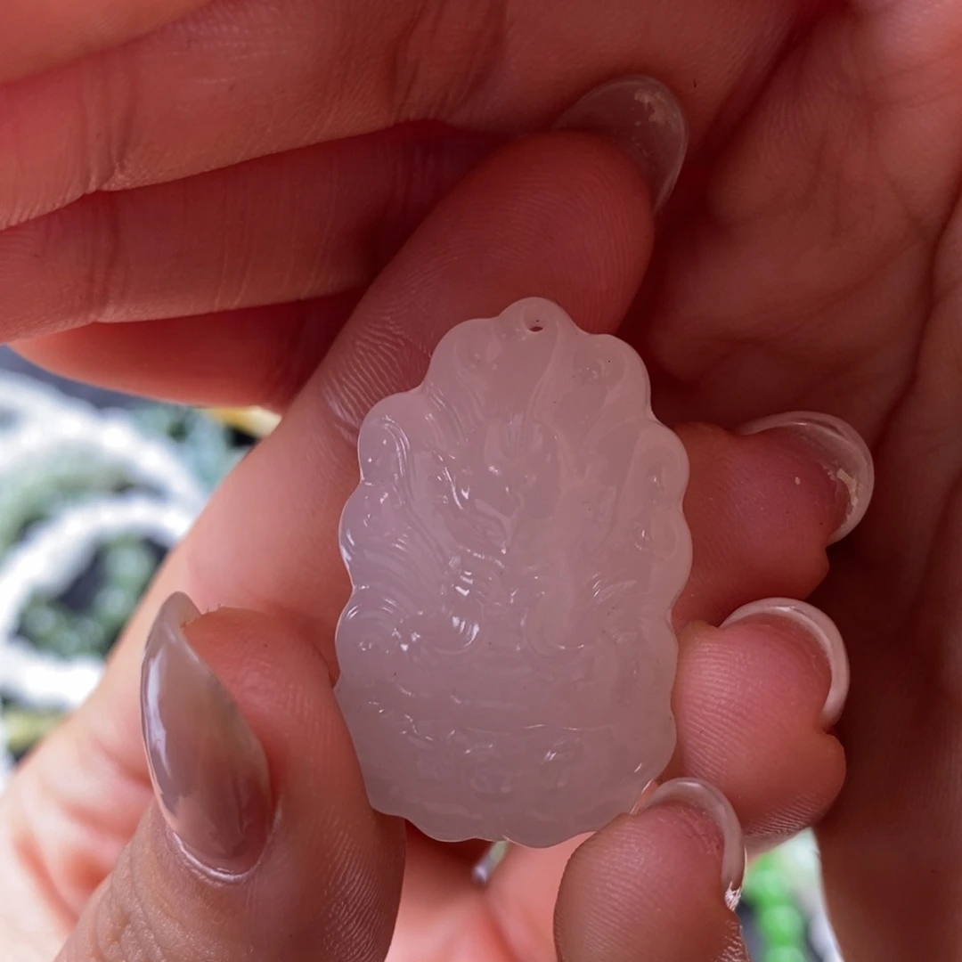 和田玉未镶嵌吊坠(不含链)C***s白冰狐仙