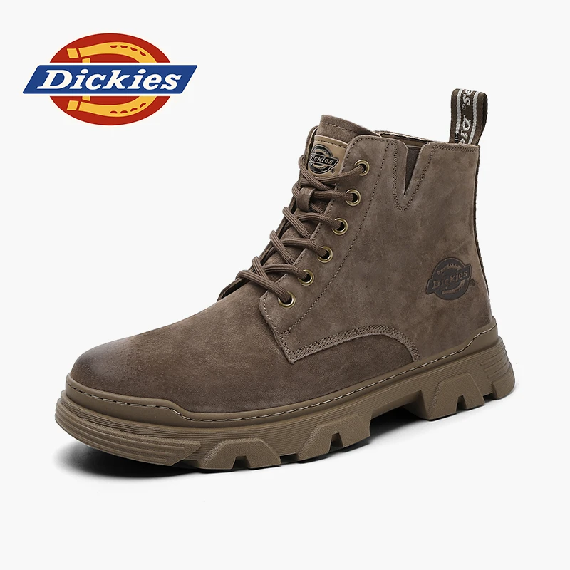 Dickies男鞋冬季复古休闲马丁靴舒适百搭登山靴男士户外工装短靴