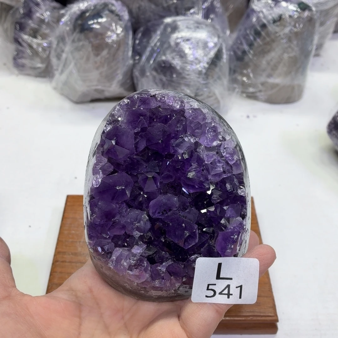 未镶嵌摆件水晶天然紫水晶
