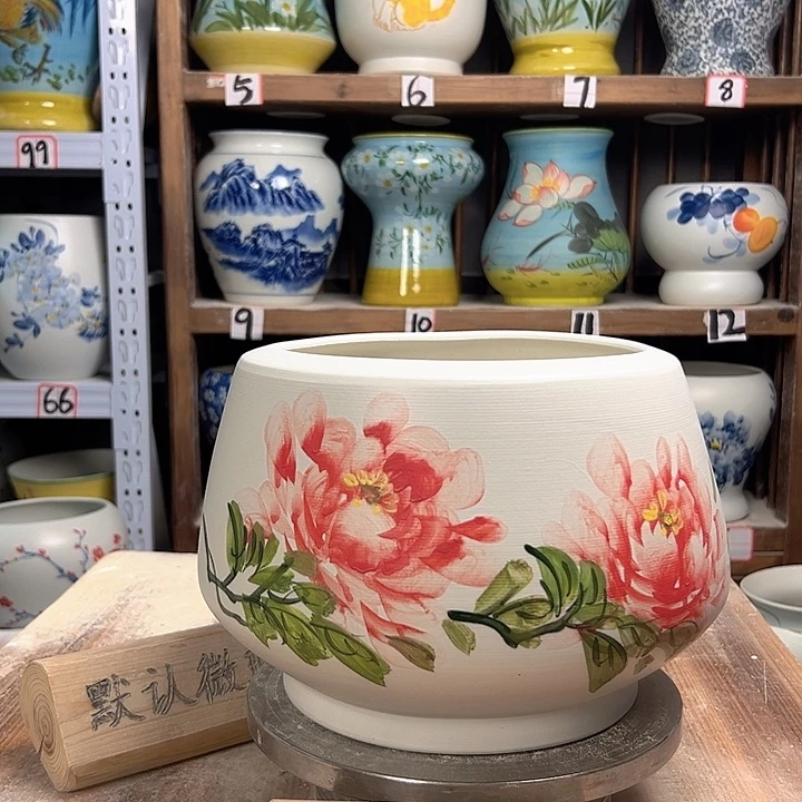 陶高18口23杨牡丹陶瓷