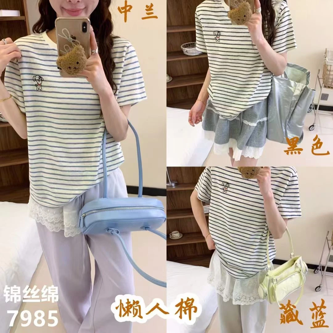 美美推荐夏季短袖T恤夏装圆领韩系夏季透气