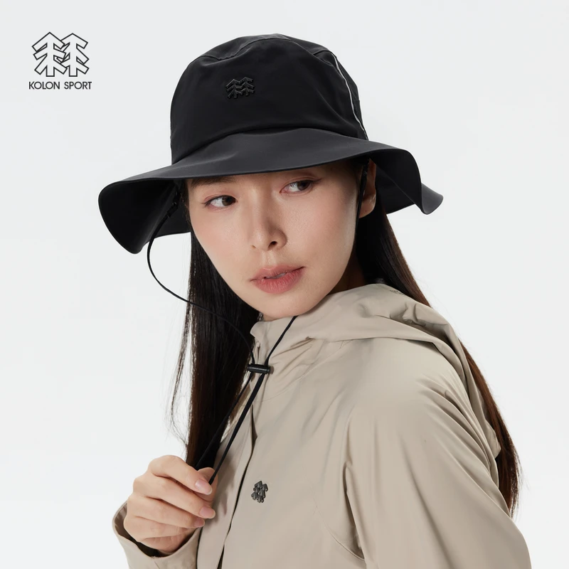 KOLON SPORT可隆GTX 2L户外运动帽反光印花渔夫帽中性风遮阳帽