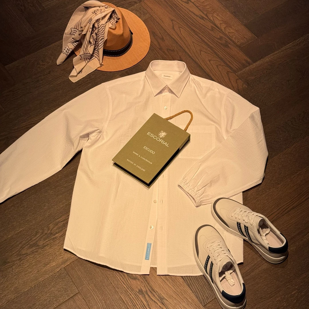 DIERTUUO/迪途男士春夏简约白色宽松百搭时尚透气防晒外套25056