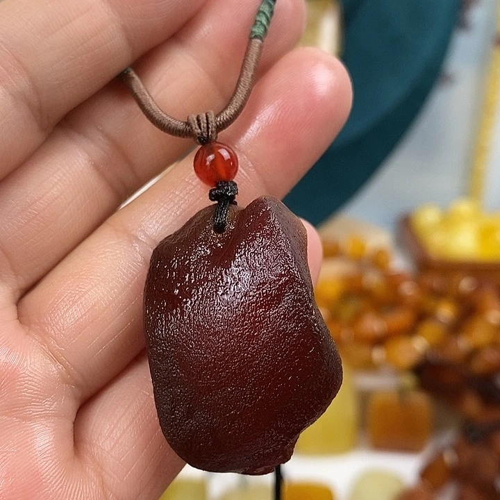 未镶嵌蜜蜡裸石吊坠