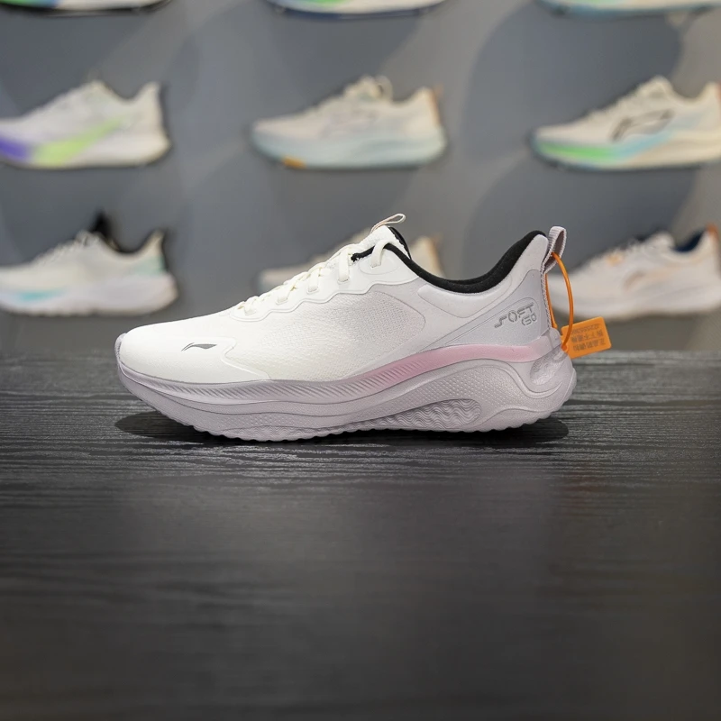 李宁2025冬季新款SOFT GO 2 WMS女子柔软舒适潮流休闲鞋AGLV064