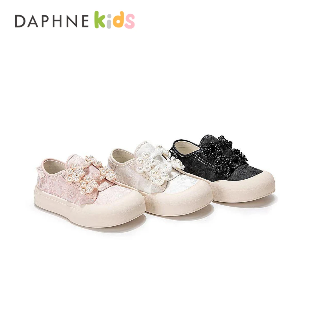 Daphne达芙妮女童鞋子2024新款春秋运动百搭中大童时尚板鞋131139