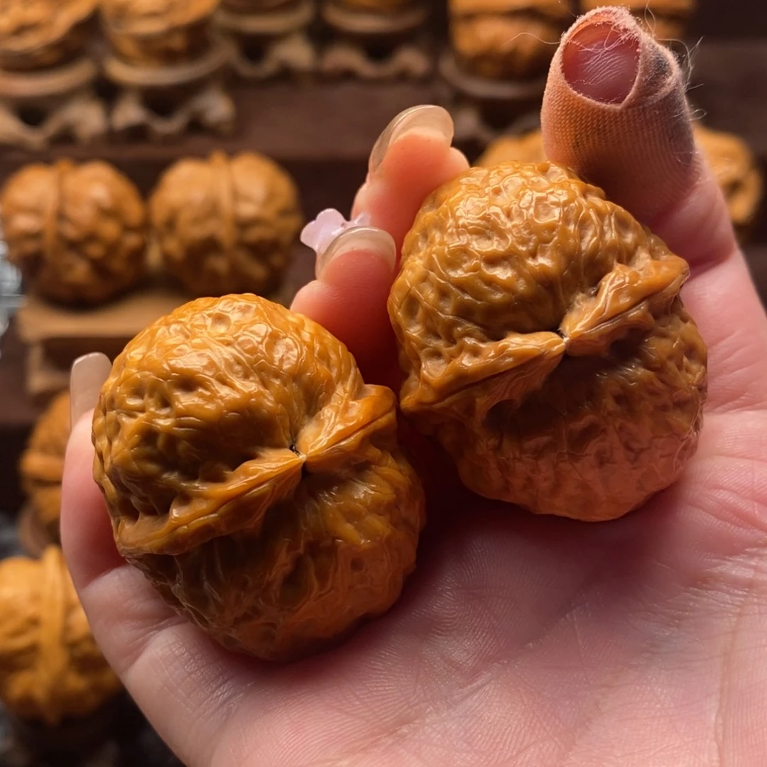 8***单文玩核桃把件40铁罗汉