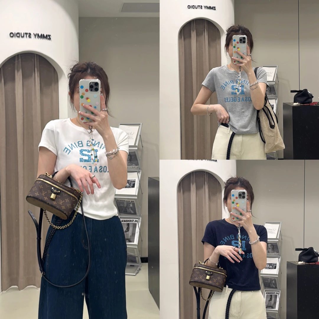 【ZMMY严选私服】早秋新款独特漂亮字母印花显瘦短袖K5091103