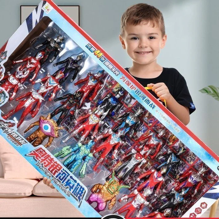 玩具大礼盒迪迦赛罗面具超人怪兽礼盒套装送小男孩生日礼物