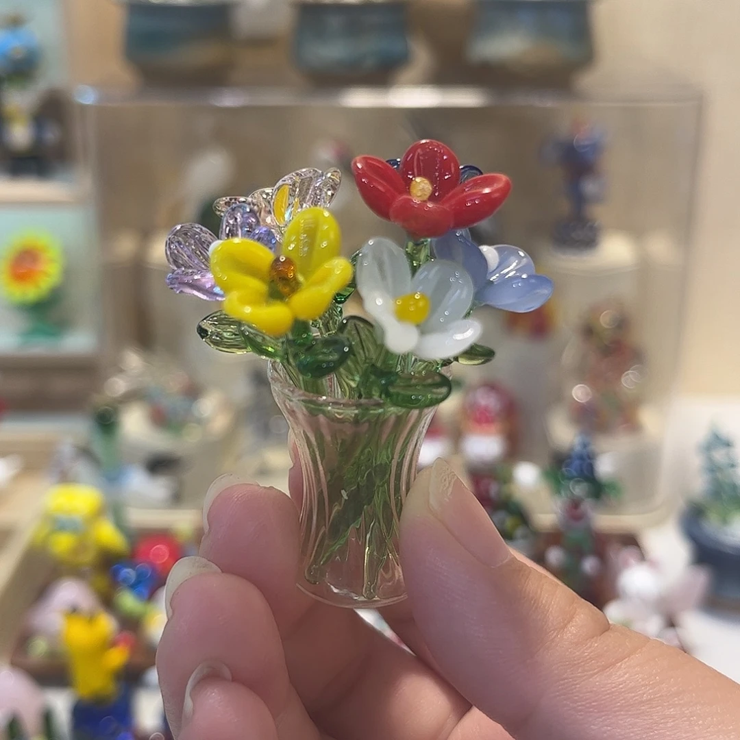 手工艺品琉璃七彩小雏菊