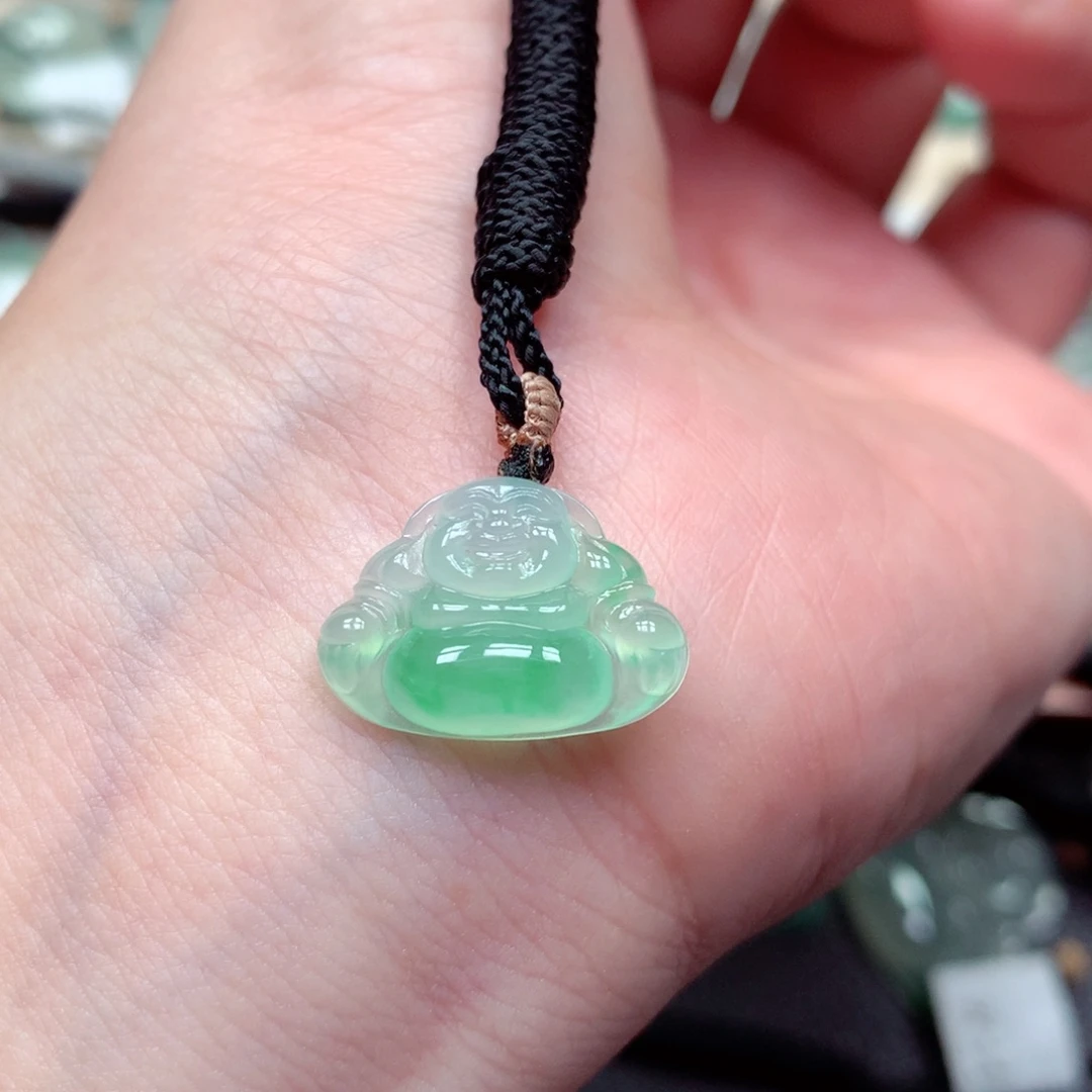 颈饰未镶嵌翡翠佛公
