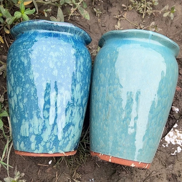 紫砂花盆口13高20瑕疵颜色随机。。。。。。