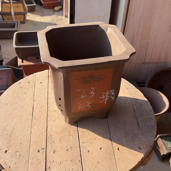 紫砂花盆透气花盆