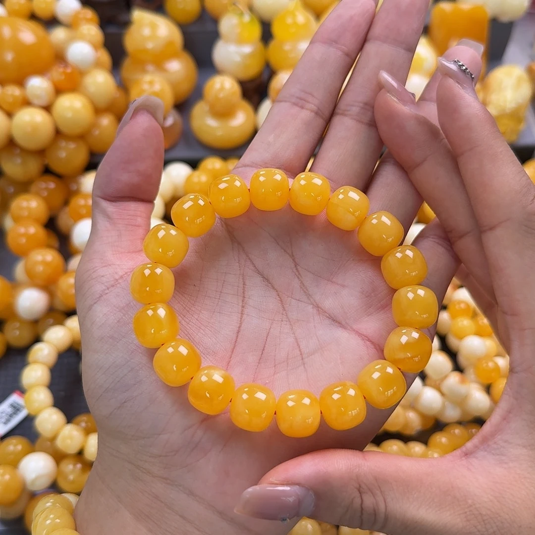 蜜蜡未镶嵌珠宝奇石同料13mm