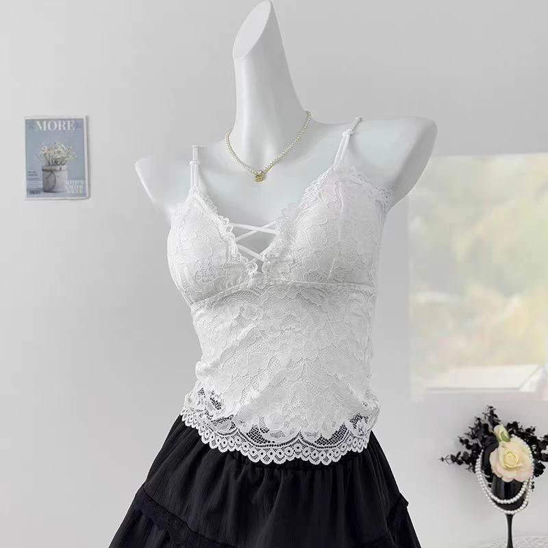 【RRSIFU蓉蓉私服】XS1816蕾丝镂空修身美背显瘦气质性感