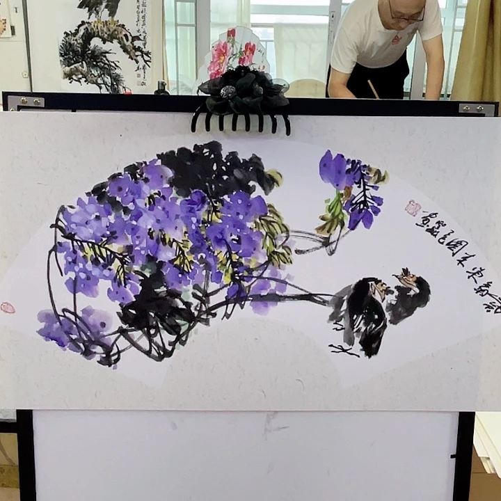 国画张圣敏先生纯手绘作品