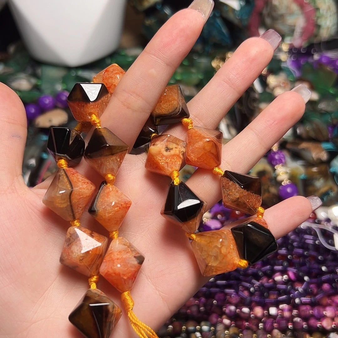 *****玛瑙/玉髓足银镶嵌珠宝半成品X677 专拍一条