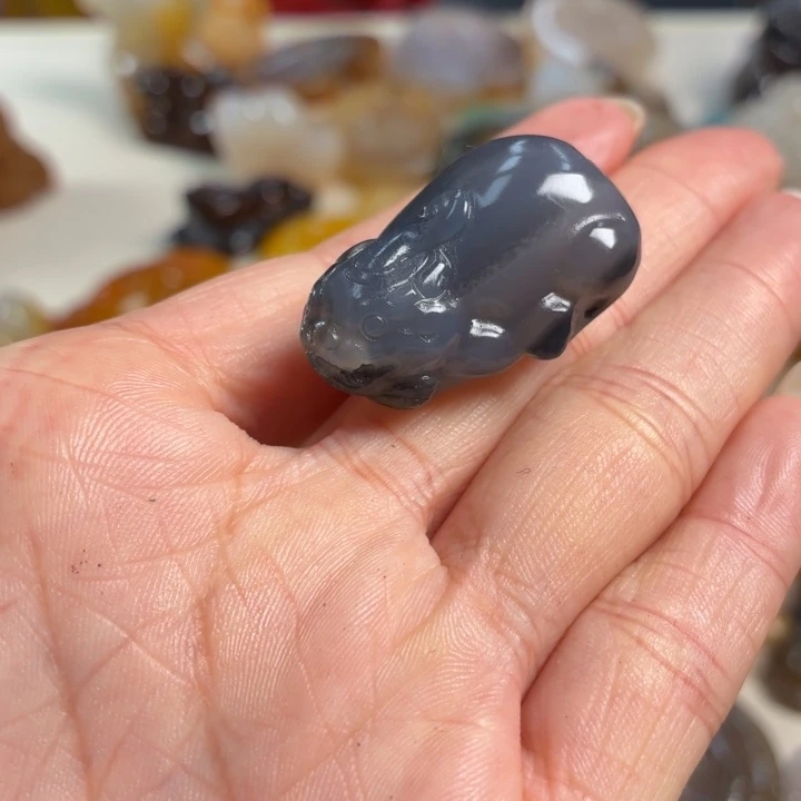 玛瑙/玉髓未镶嵌吊坠(不含链)